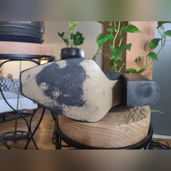 John Fluevog Prince George Black Mens High Heeled Boot Womens 8 / Mens 6 - Picture 5 of 7